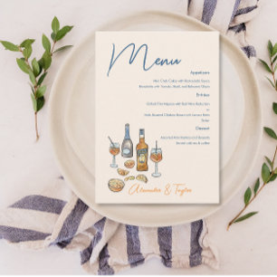Menu Mariage Spritz italien
