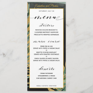 Menu Mariage Tropical Palm
