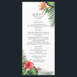 Menu Mariage Tropical Vibrant<br><div class="desc">Menu Mariage Tropical Vibrant</div>