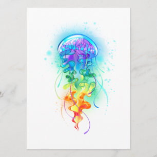 Menu Méduse arc-en-ciel