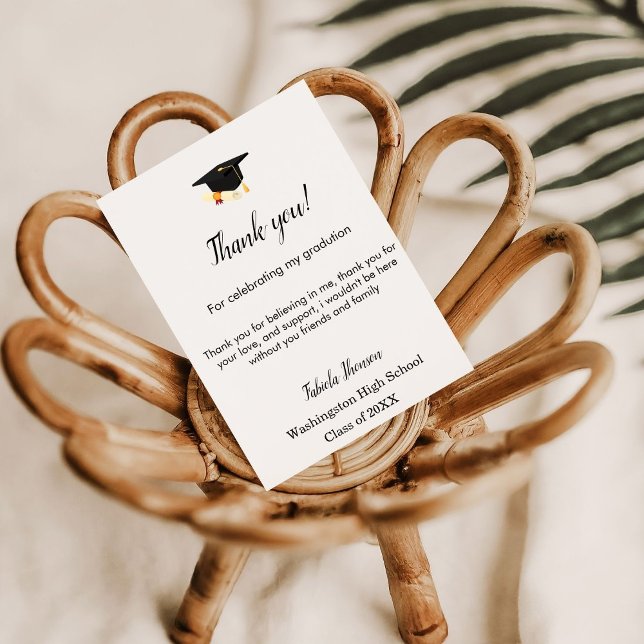 Menu Message de remerciement moderne (Créateur téléchargé)