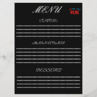 MODERNE ET MODERNE PERSONNALISABLE NOIR VÉRIFIÉ
