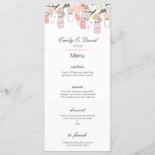 Menu modifiable, Menu Mariage, Baby shower, Bridal