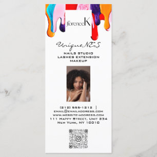 Menu Nails Studio Foto Logo QR Prix de maquillage de ci