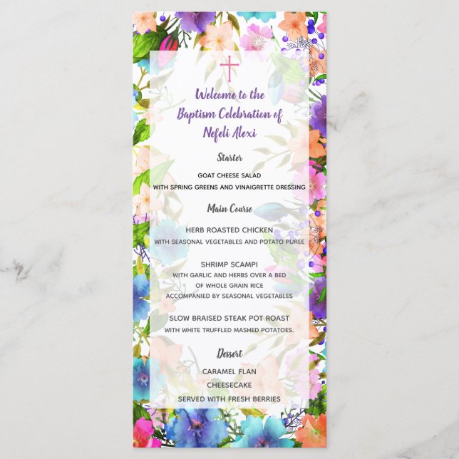 Menu Nefeli (Devant)