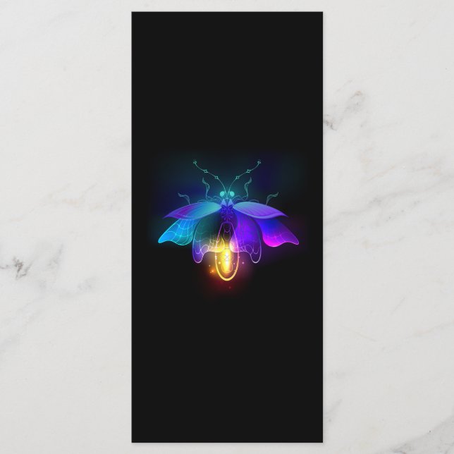 Menu Neon Firefly sur noir (Devant)