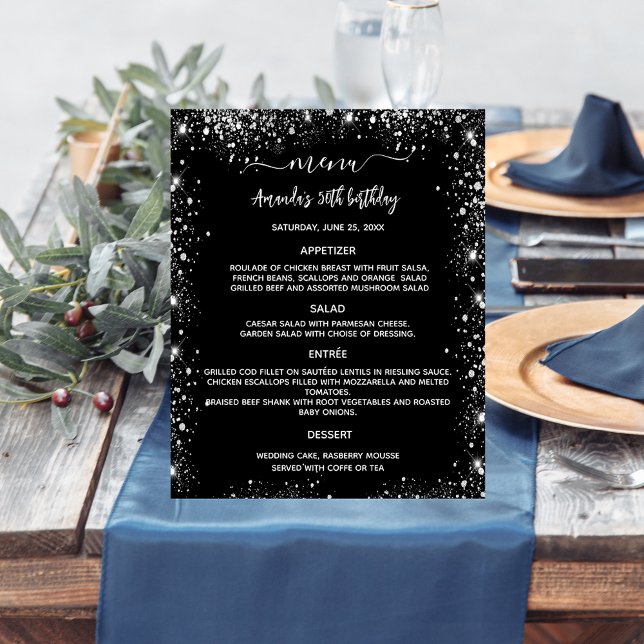 Menu noir blanc (Créateur téléchargé)