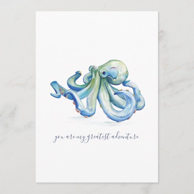 Menu Octopus bleu (Devant)