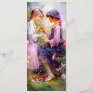 Menu Partage des Roses et Signet d'amitié