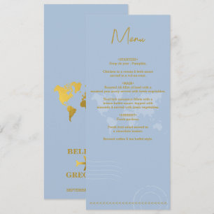Menu Passeport Bleu Or Destination Wedding World