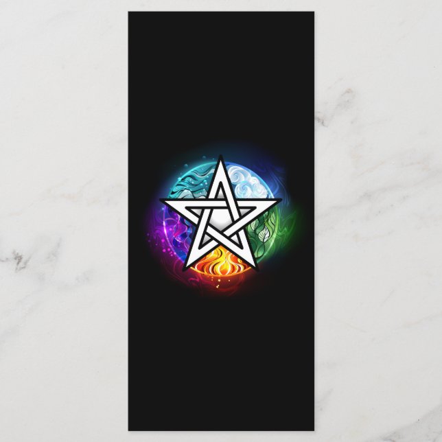 Menu pentagramme du Wiccan (Devant)