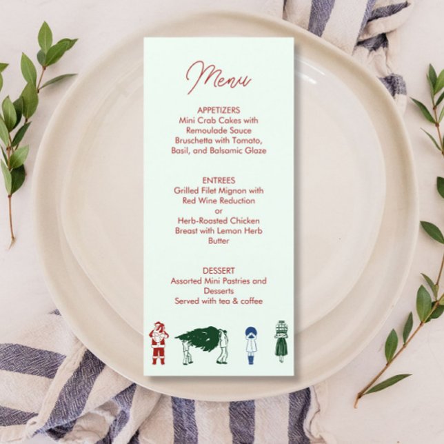 Menu Père Noël Dessin Noël (Créateur téléchargé)