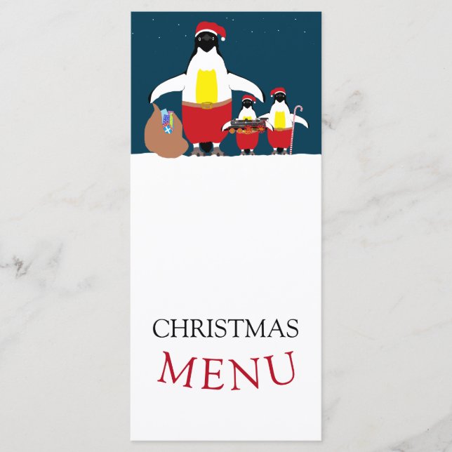Menu père Noël Little Helpers (Devant)