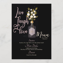 Personnalisé Élégant, Romantique, Noir, Floral Mar