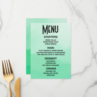 Menu Personnaliser - Créez votre propre aquarelle Ombré