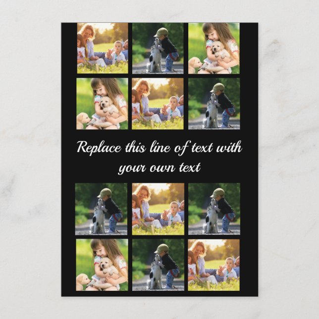 Menu Personnaliser le collage photo et le texte Coque-M (Devant)