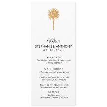 Plage tropicale Gold Palm Tree Destination Mariage