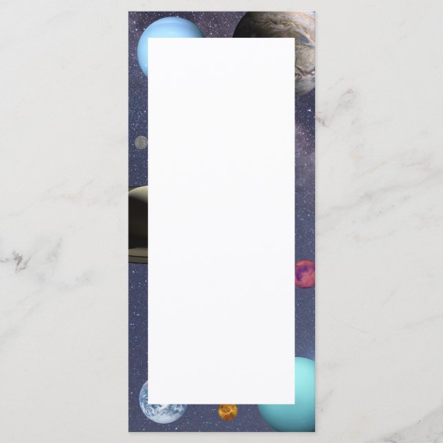 Menu Planètes du système solaire (Devant)