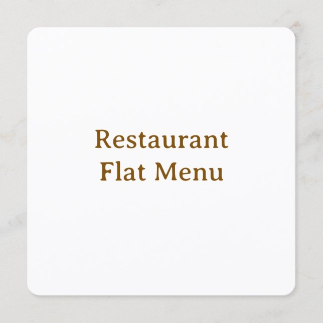 Menu Plat (Devant)