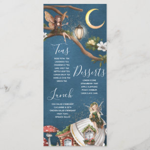 Menu plat Fairy Tea Party