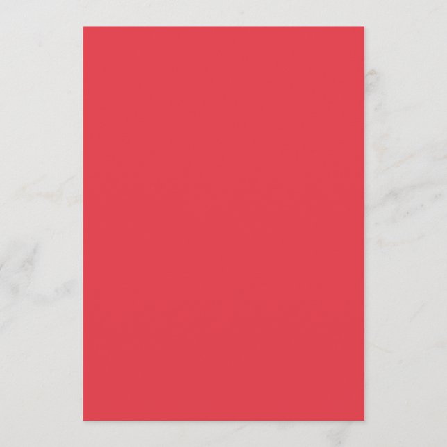 Menu plat rouge tomate minimaliste – Personnalisab (Devant)