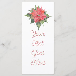 Menu Poinsettia Délicat