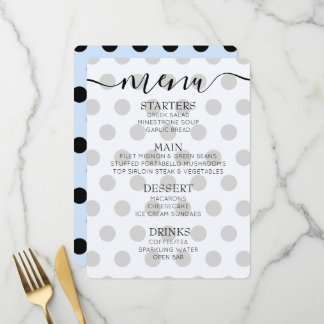 Menu Points Rétro Personnalisés