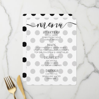 Menu Points Rétro Personnalisés