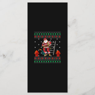 Menu Pompier Vilain Chandail de Noël Xmas Garçons Fille