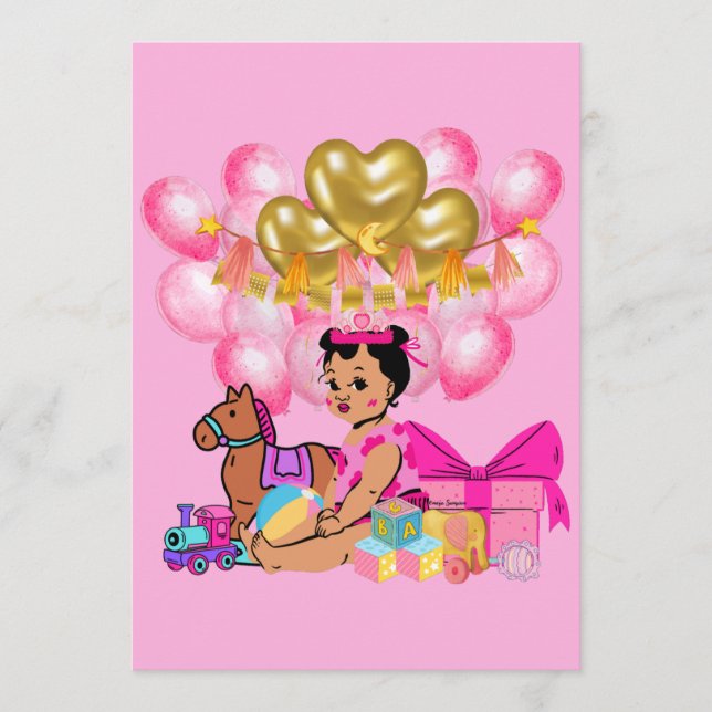 Menu Princesse en rose (Devant)