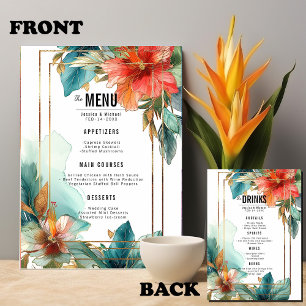 Menu recto + BOISSONS Hibiscus Serenade Paradise