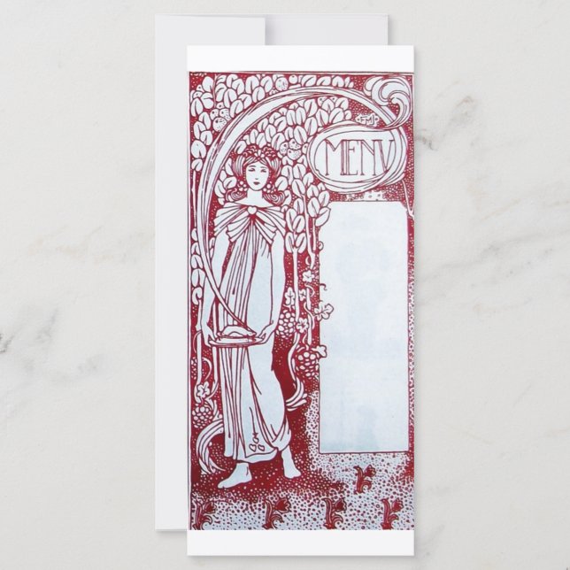 MENU RESTAURANT 2  CARTE DE PRÉSENTATION (Devant)