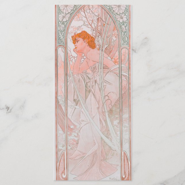 Menu Reverie du Soir (1899) Signet (Devant)