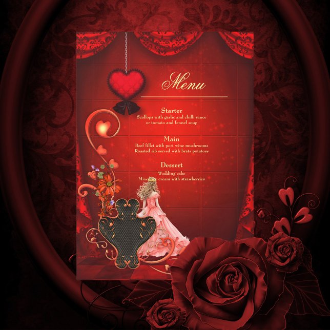 Menu Romance gothique (Gothic Romance)