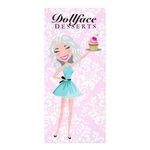 Menu rose de damassé d'Ivorie de 311 desserts de