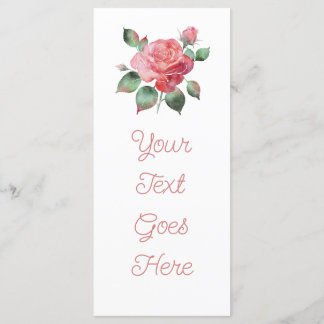 Menu Rose Délicate