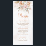 Menu Rustic Floral n'est-elle pas un anniversaire extra<br><div class="desc">Rustic Floral n'est pas elle fabuleuse carte de menu d'anniversaire</div>