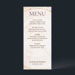 Menu Rustic Wedding Tree rings Wood bark Grain<br><div class="desc">Introducing our Rustic Wedding Tree Wood Bark Grain Menu, the perfect addition to your rustic-themed wedding. These customizable menu cards feature a combination of modern and serif fonts for the menu title, creating a stylish and visually appealing design. The rustic wood grain background adds a touch of natural charm, further...</div>