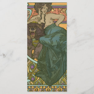 Menu Sans titre par Alphonse Mucha (1902)