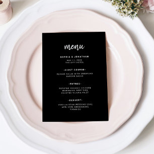 Menu Script Black Wedding