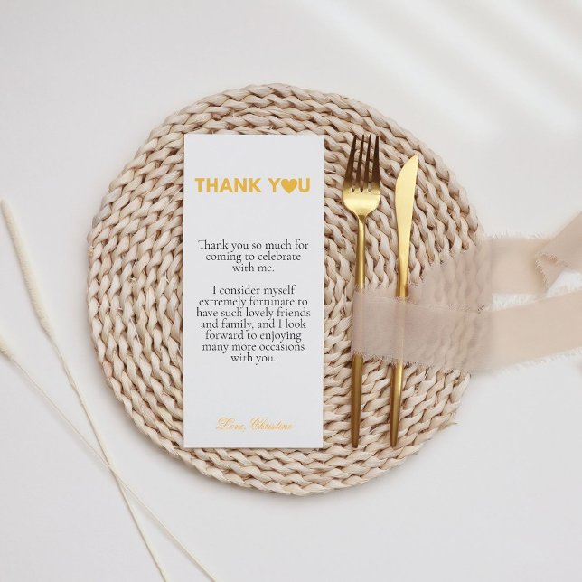 Menu Script moderne merci note de message (Créateur téléchargé)