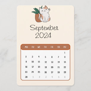 Menu Septembre 2024 Stand Alone Chat Et Calendrier Plan
