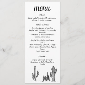 Menu simple