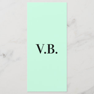 Menu Simple couleur solide ajouter le nom du texte mono