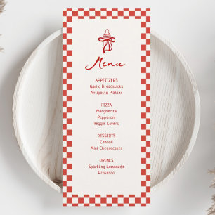 Menu Slice Baby Ciao Pizza Baby shower