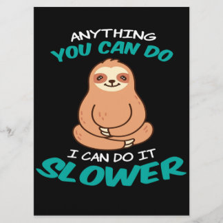 Menu Sloth Lover