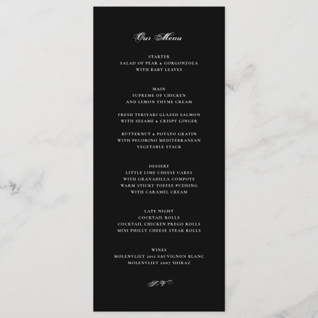 Menu Smoking noir classique mariage formel (Devant)
