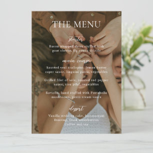Menu Sophia Photo Mariage moderne