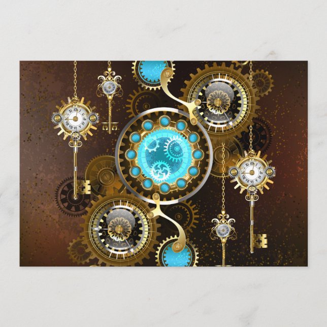 Menu Steampunk Rusty Background (Devant)