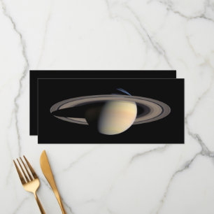 Menu Sunlit Saturn Gas géant Planet par Cassini